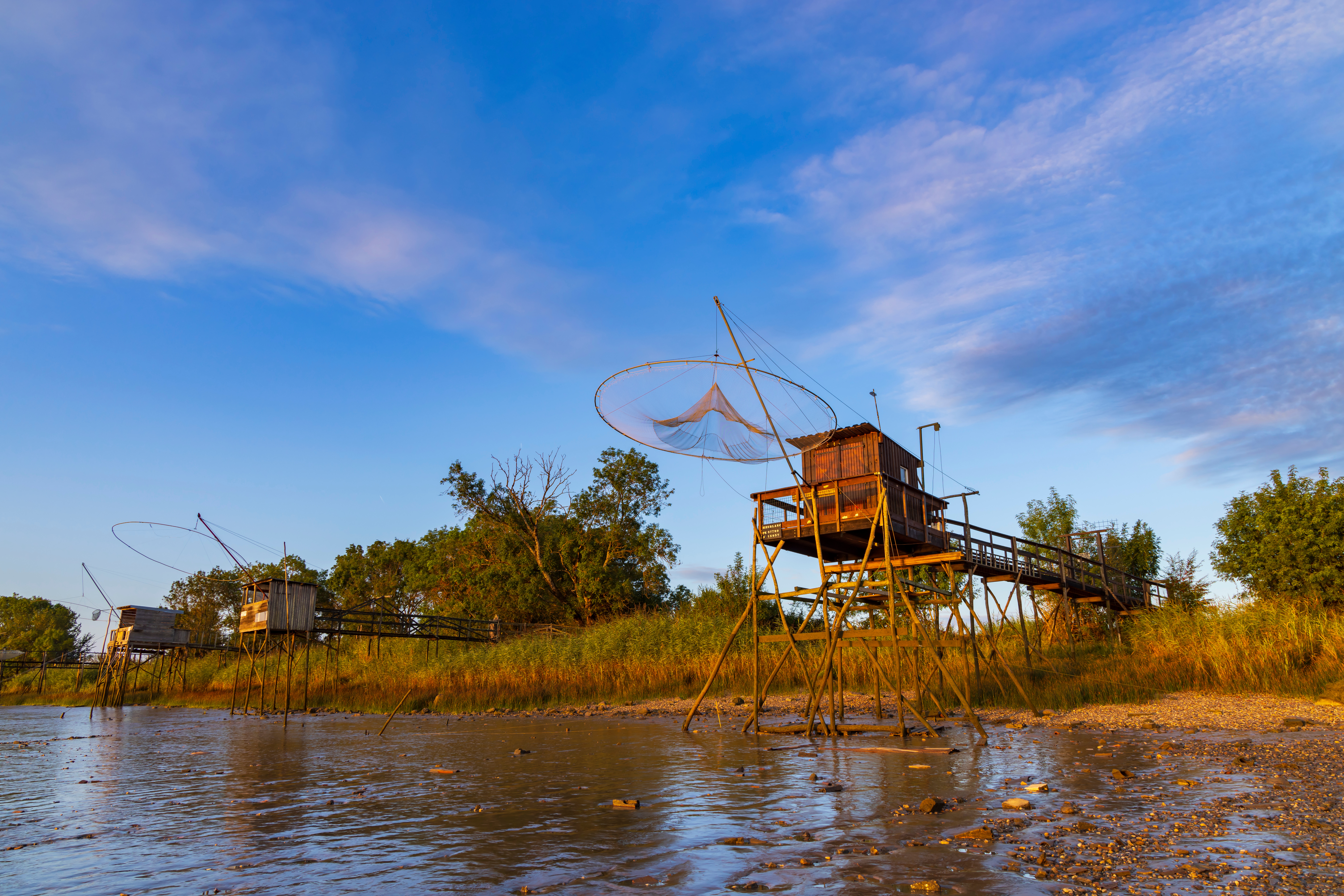 Carrelets estuaire de la Gironde