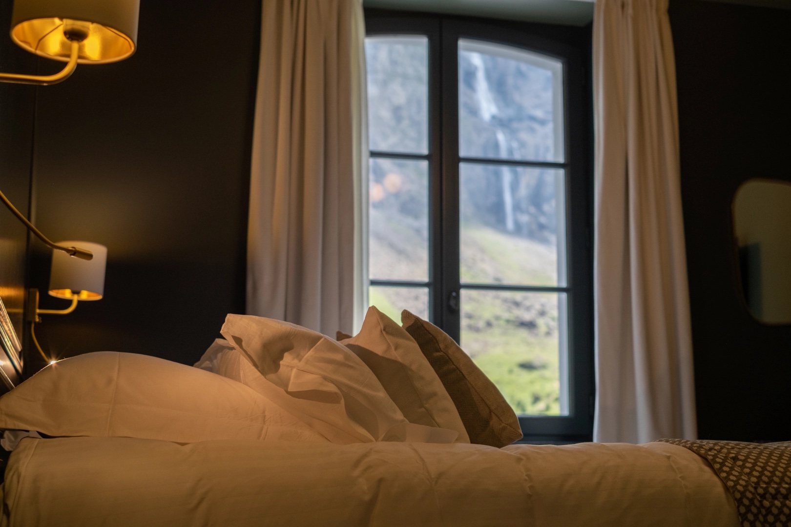 Chambre hôtel Cirque et Cascade