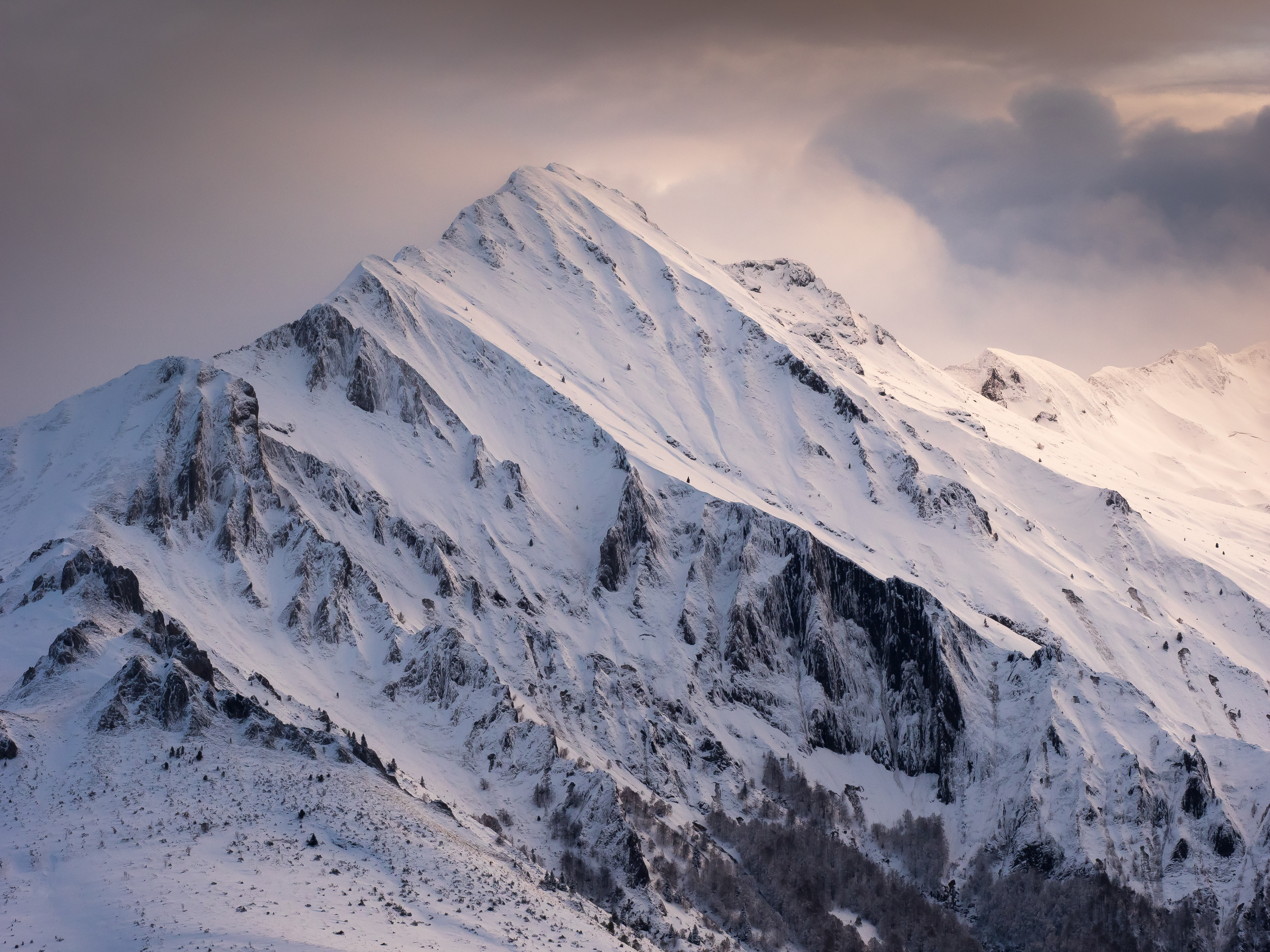 Neige Val d'Azun Pic du Midi d'Arrens