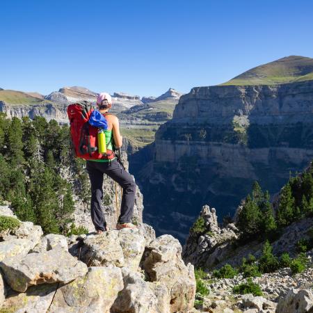 Ordesa depuis les environs de Cierracils et Punta Acuta