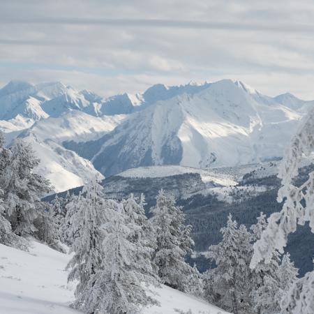 Paysage neige Val d'Azun