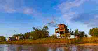Carrelets estuaire de la Gironde