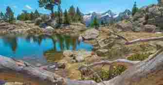 Près du refuge d'Amitges Encantats