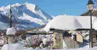 Neige village en Val d'Azun