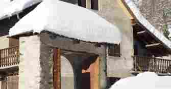 Neige village en Val d'Azun