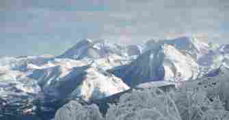 Paysage Neige Val d'Azun